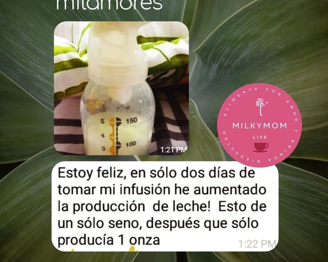 Especial de la infusión MilkyMom de Milamores para la lactancia