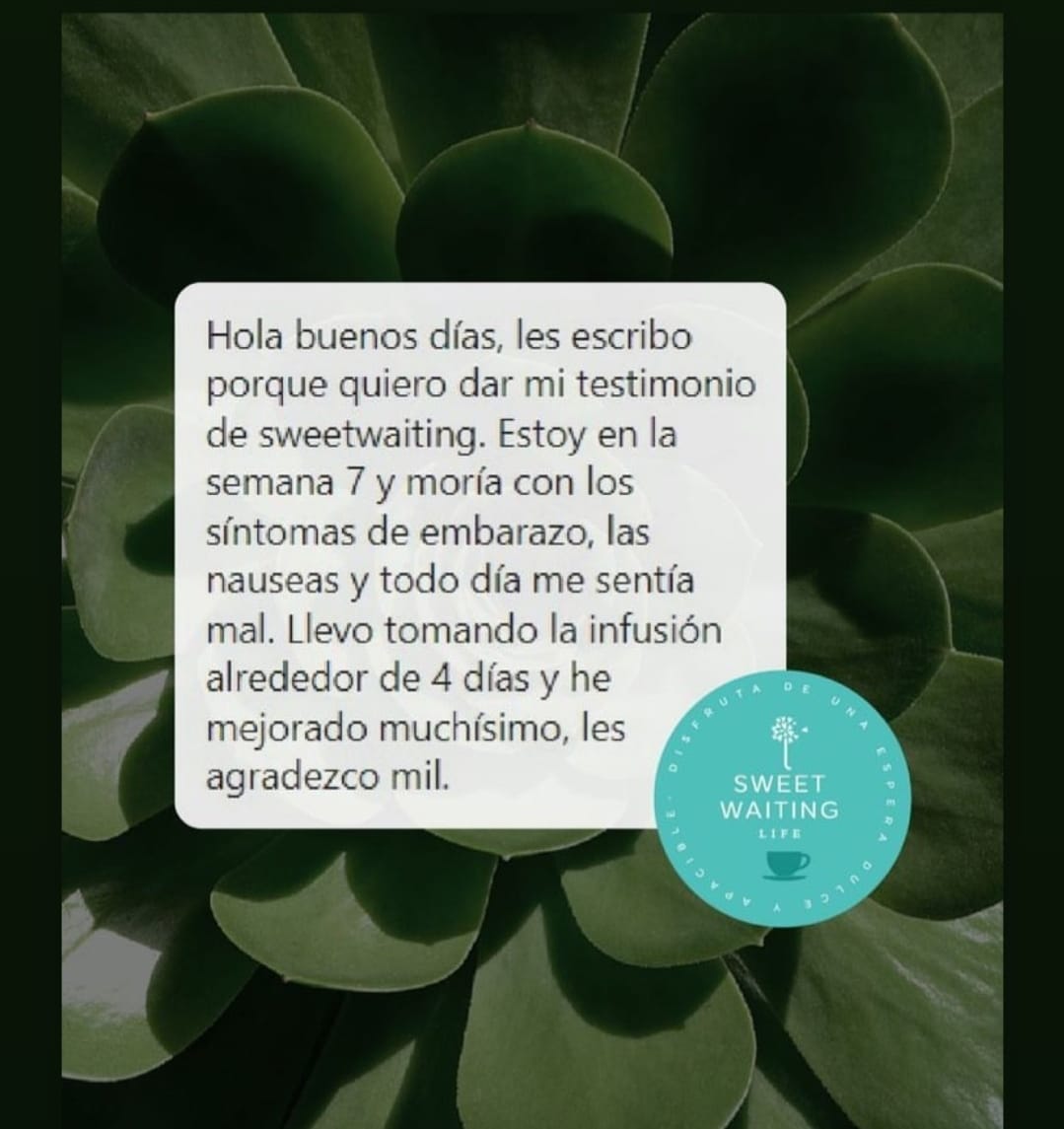 Testimonio infusion sweetwaiting de milamores
