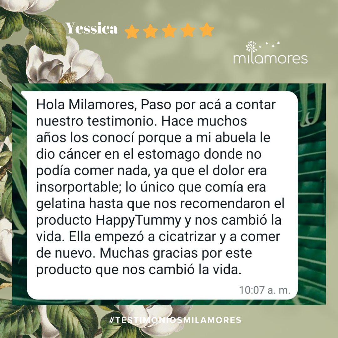 Testimonio de la infusión HappyTummy y Botiquín cuidados paliativos