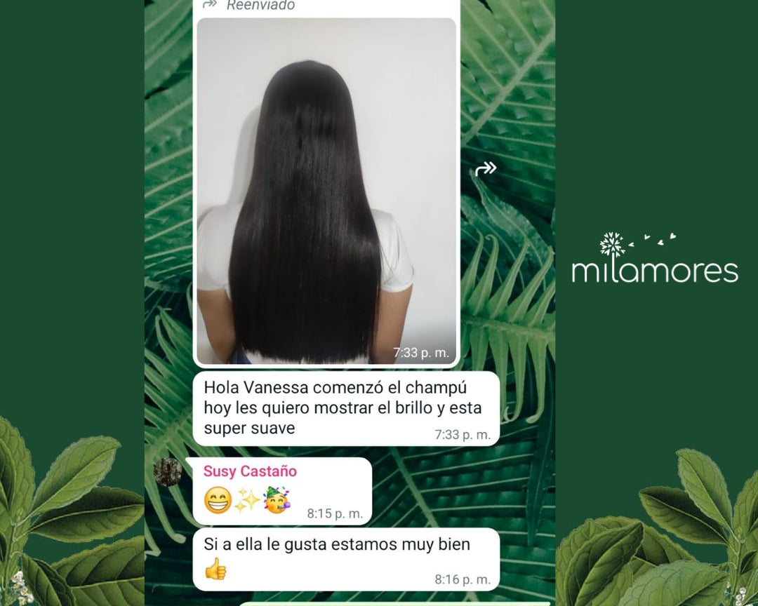 El Testimonio de Vanessa Sánchez: La Magia del Shampoo GlowingHair de Milamores