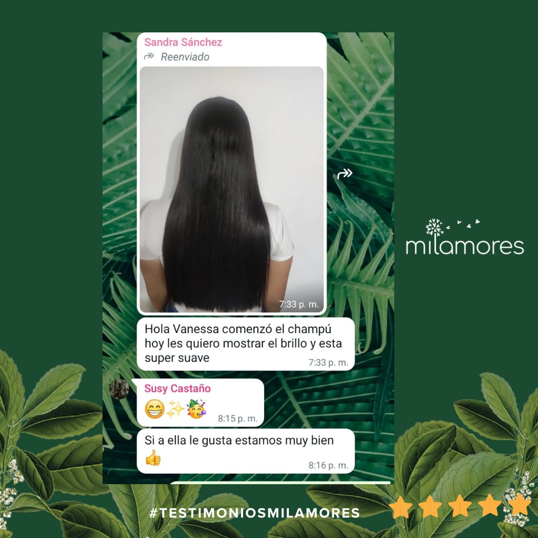 El Testimonio de Vanessa Sánchez: La Magia del Shampoo GlowingHair de Milamores