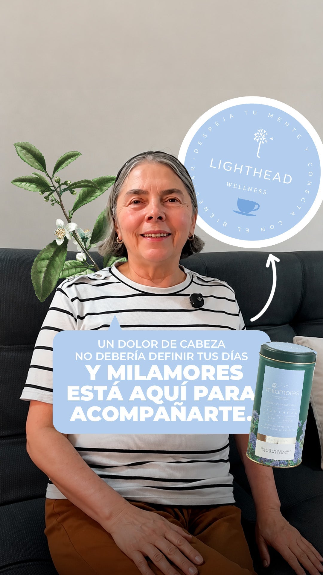 infusión lighthead de milamores tratamiento para la migraña