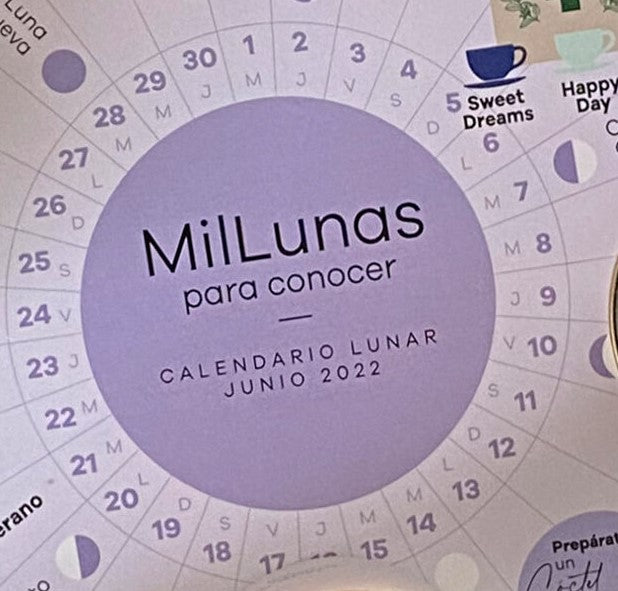 Calendario MilLunas para conocer, Junio 2022