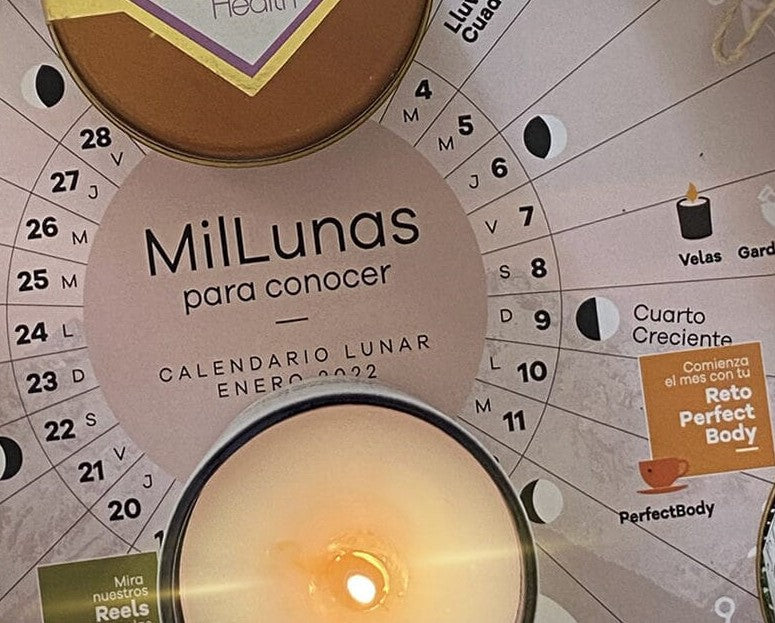 Calendario MilLunas para conocer con Milamores. Enero 2022.