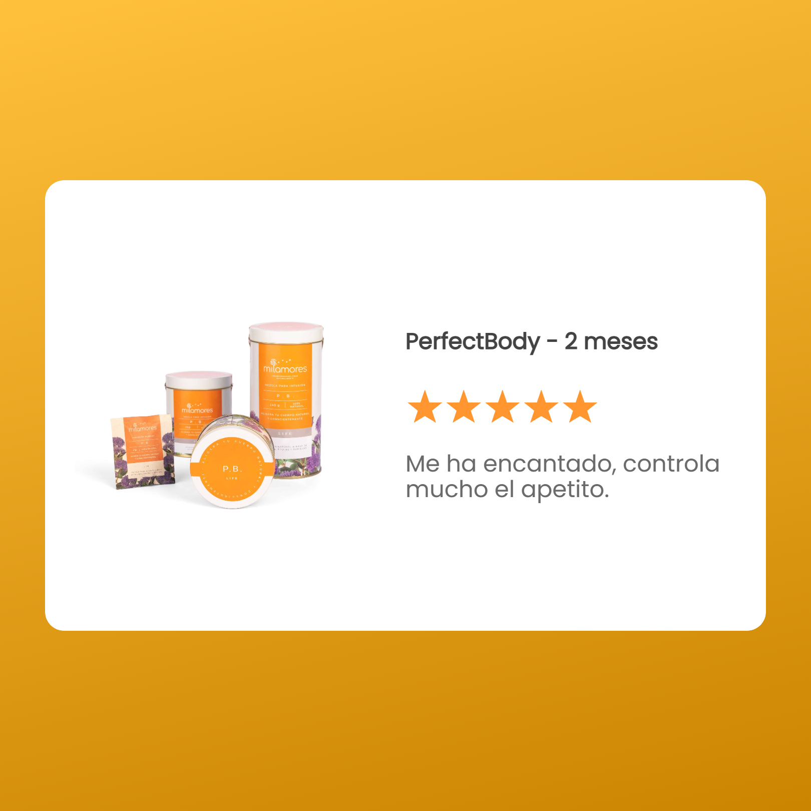 Perfectbody Milamores Perfectbody - Infusión Natural Saludable ayuda bajar peso ...
