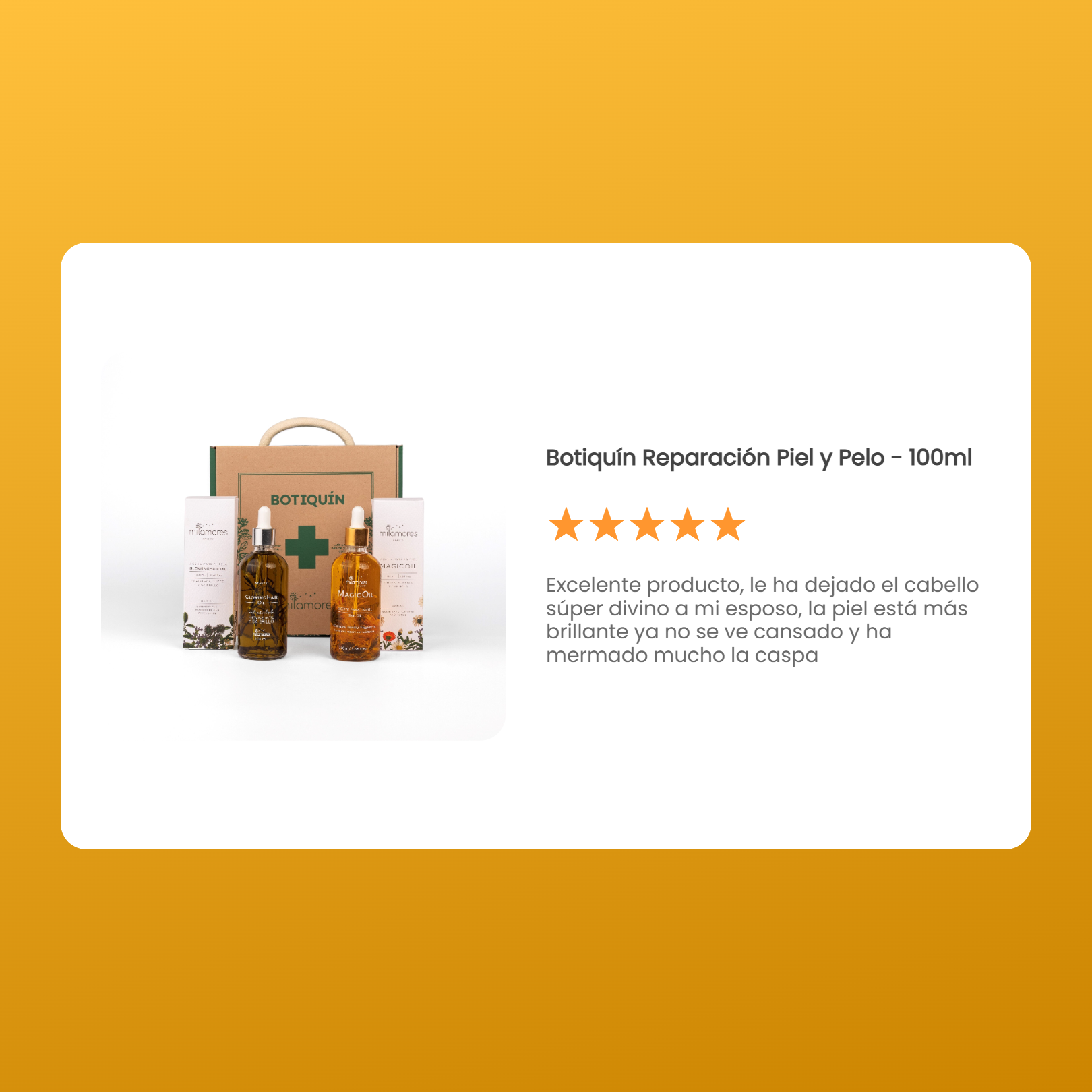 Botiquín Reparación Piel y Pelo