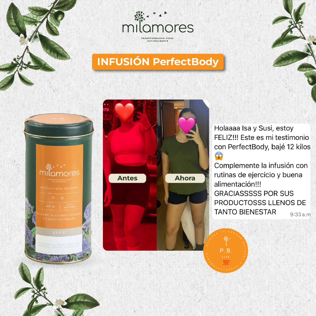 Perfectbody Milamores Perfectbody - Infusión Natural Saludable ayuda bajar peso ...