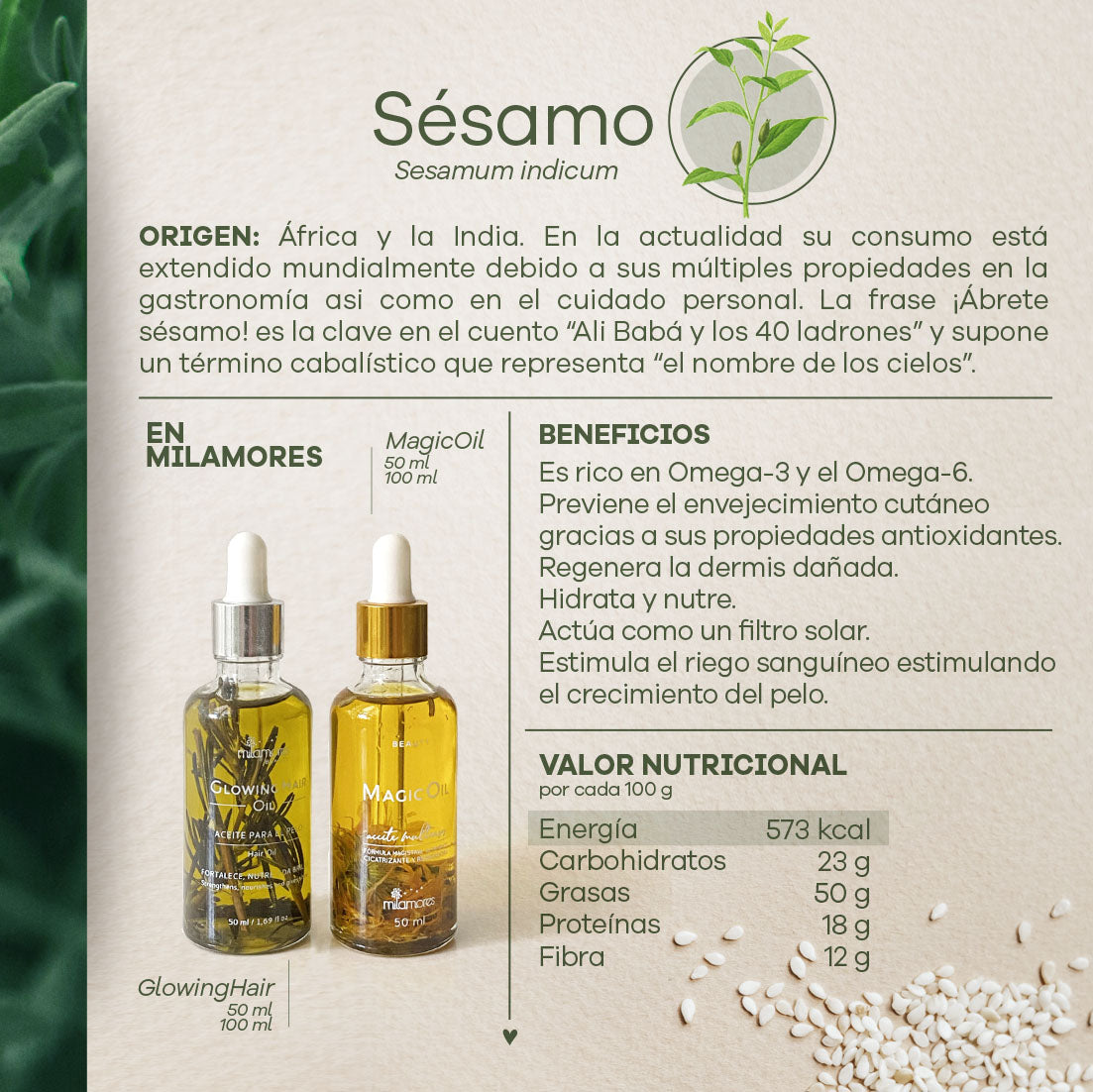 Beneficios del aceite de sesamo magicoil