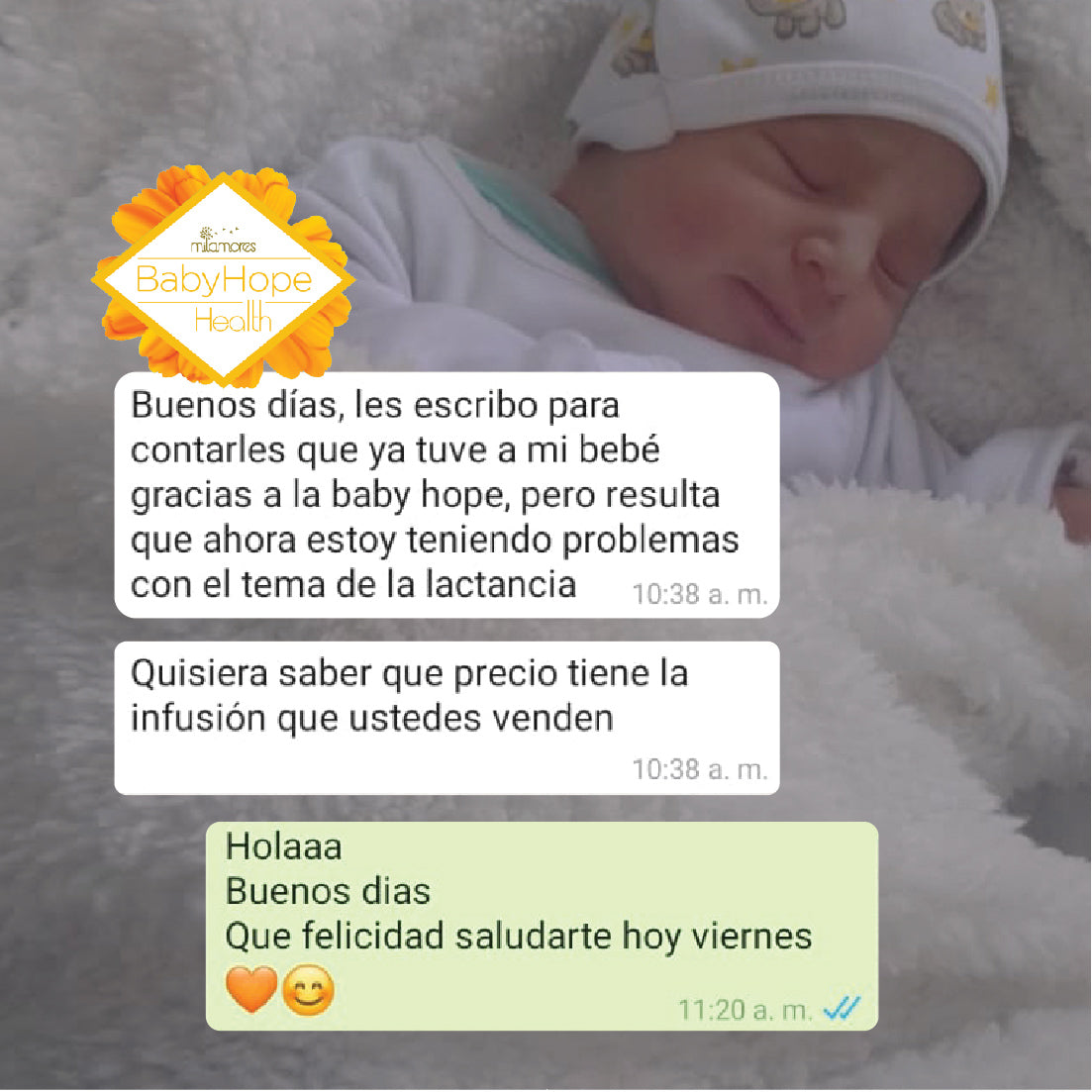 Bebe testimonio babyhope