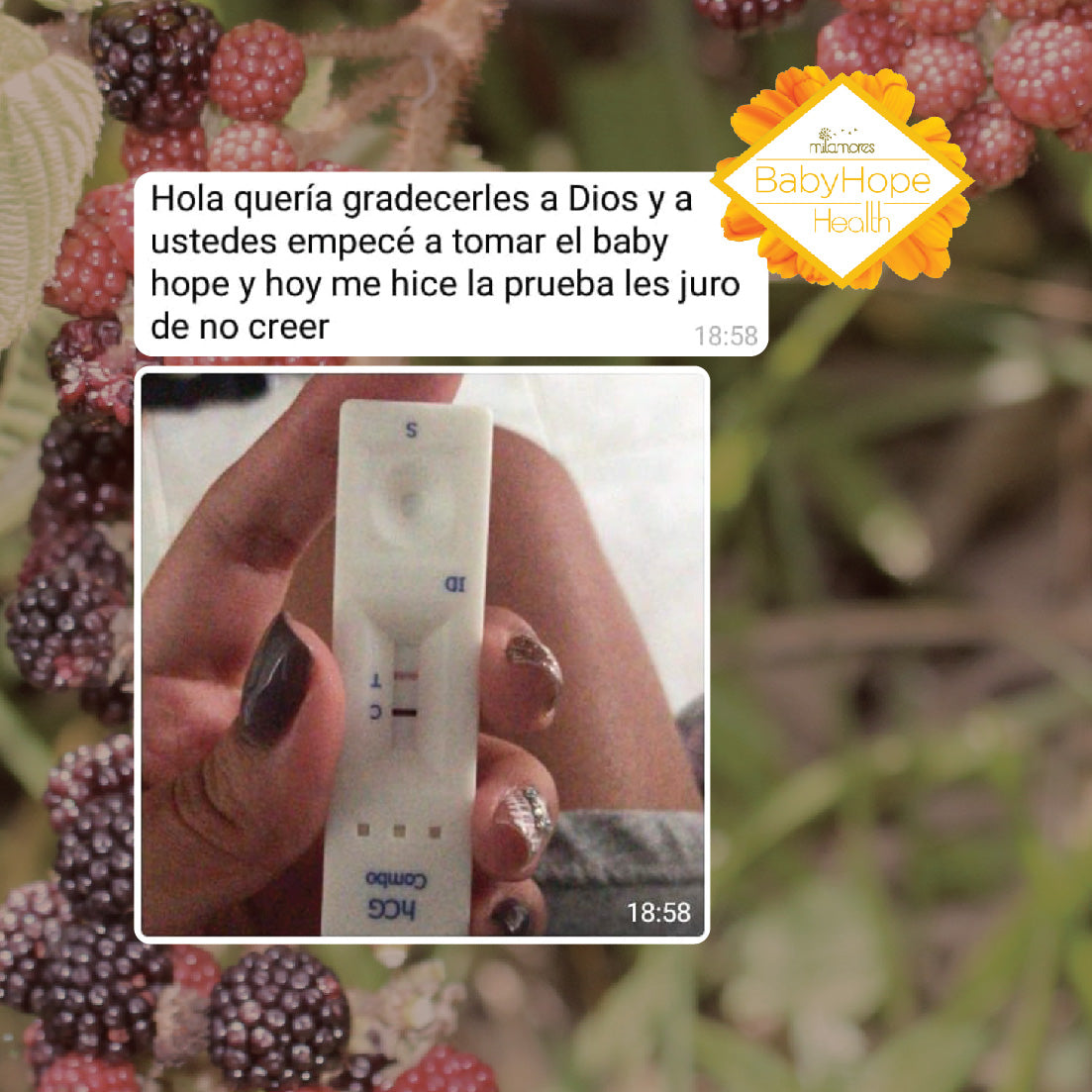 Prueba Babyhope testimonio Milamores